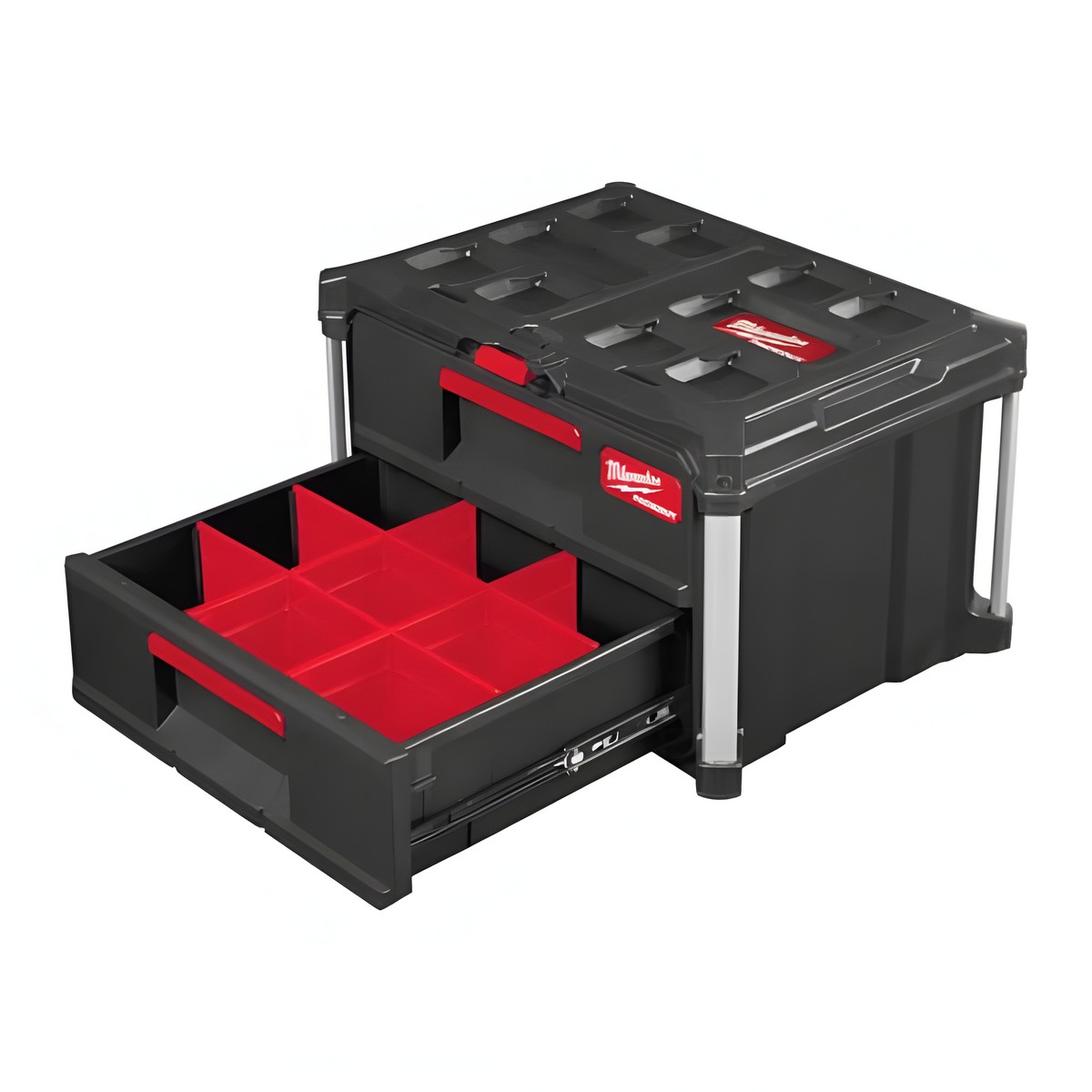 Ящик с 2-мя выдвижными отсеками Packout MILWAUKEE 4932472129