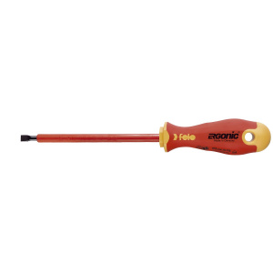 Отвертка диэлектрическая SL 2.5 х 0.4 х 75 мм Ergonic FELO 41302590