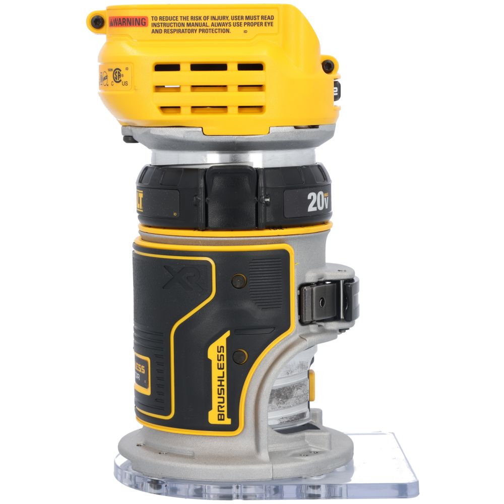 Фрезер кромочный аккум. DeWalt DCW600B (20V, цанга 6.4 мм, 55 мм, 16000-25500 об/мин)