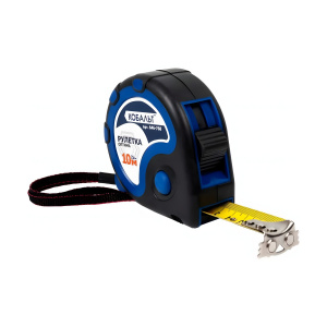 Рулетка 10 м х 25 мм Оптима КОБАЛЬТ 646-768