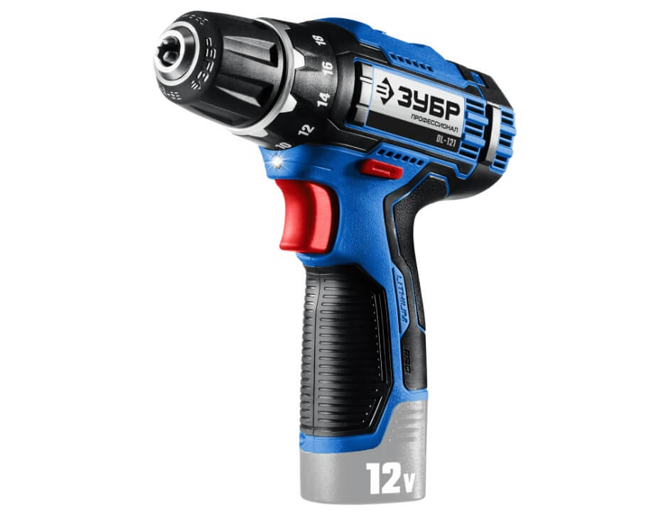 Дрель-шуруповерт ЗУБР Профессионал DL-121 (без АКБ и ЗУ)
