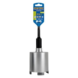 Коронка алмазная 72 мм SDS-Plus (бетон) Профи ПРАКТИКА 908-245