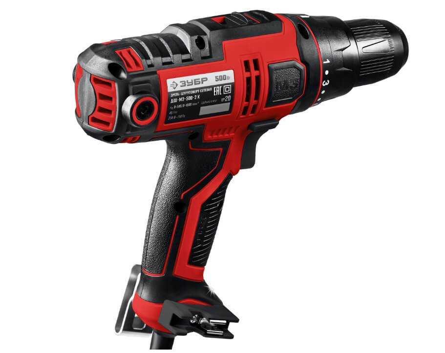 Дрель-шуруповерт ЗУБР ДШ-М3-500-2 К