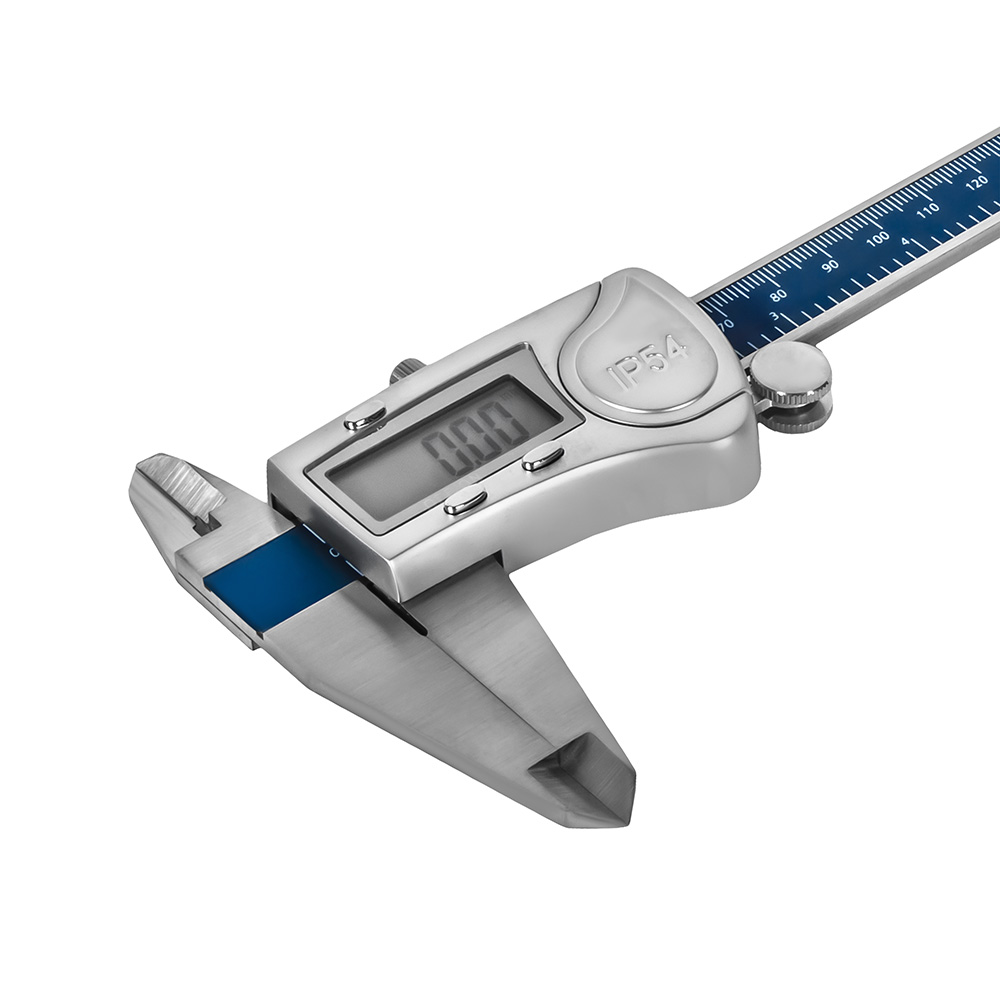 Штангенциркуль цифровой 200 мм (IP54, точность 0,01 мм, кейс) КОБАЛЬТ 919-906