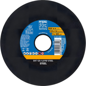Круг отрезной EHT 125 - 2,4 PSF STEEL Pferd