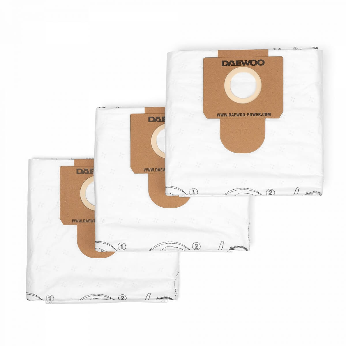 Фильтр-мешки синтетические DAVC 60TB (3 шт.) DAEWOO