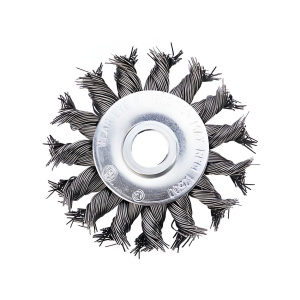 Щетка для УШМ №137 (200 х 22.2 мм, дисковая, витая сталь) АТАКА 26591