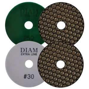 Круг алмазный шлифовальный гибкий 100 мм P100 ExtraLine (сухая) DIAM 000520
