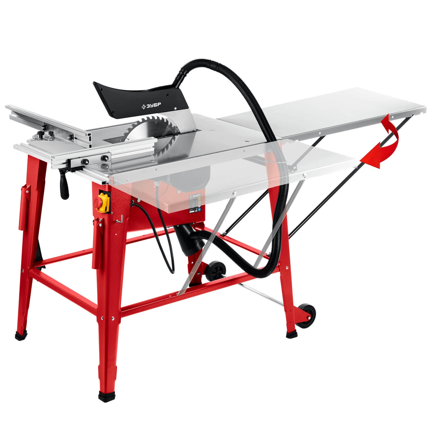 Станок настольный распиловочный ЗУБР СРЦ-315су, напольный с удлинителем