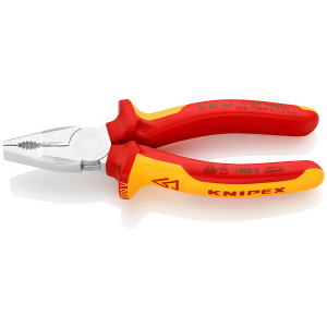 Плоскогубцы 160 мм VDE KNIPEX KN-0106160