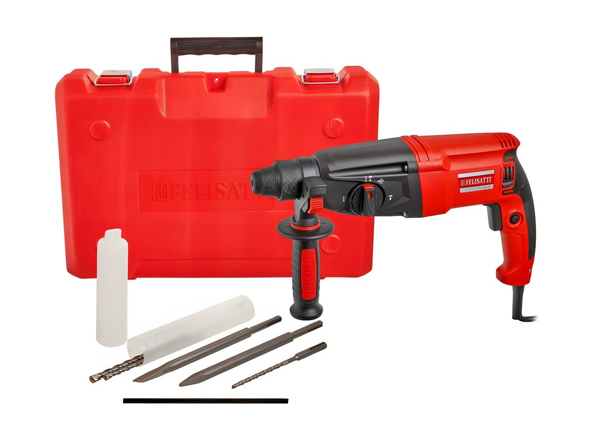 Перфоратор FELISATTI FT7001 26/800Э (кейс, оснастка)