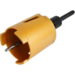 Коронка алмазная 82 мм HEX/SDS-Plus (бетон) Эксперт ПРАКТИКА 031-198