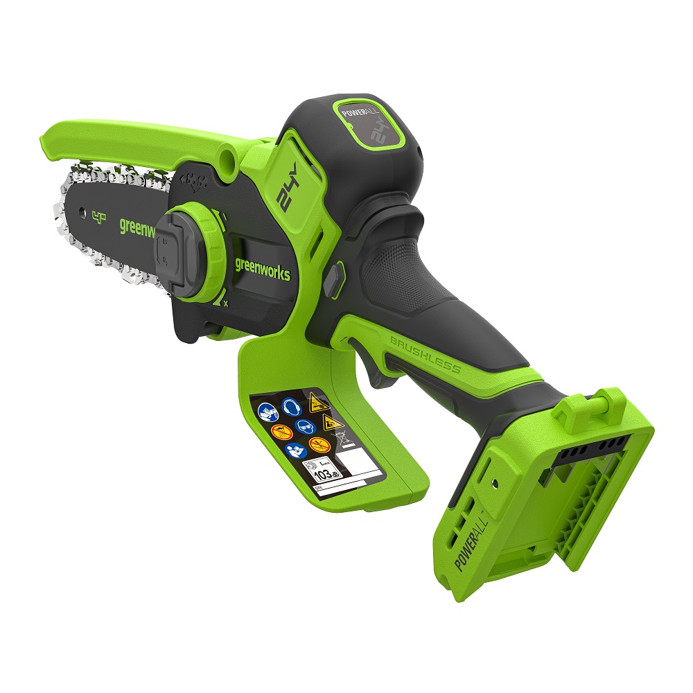 Мини-пила цепная аккумуляторная GREENWORKS CS2410AA1 (без АКБ и ЗУ)