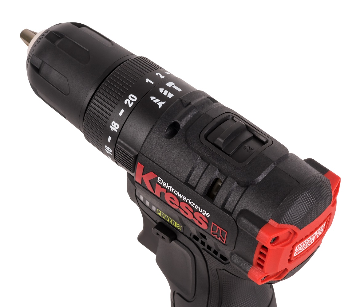 Дрель-шуруповерт ударная аккумуляторная KRESS KUC12