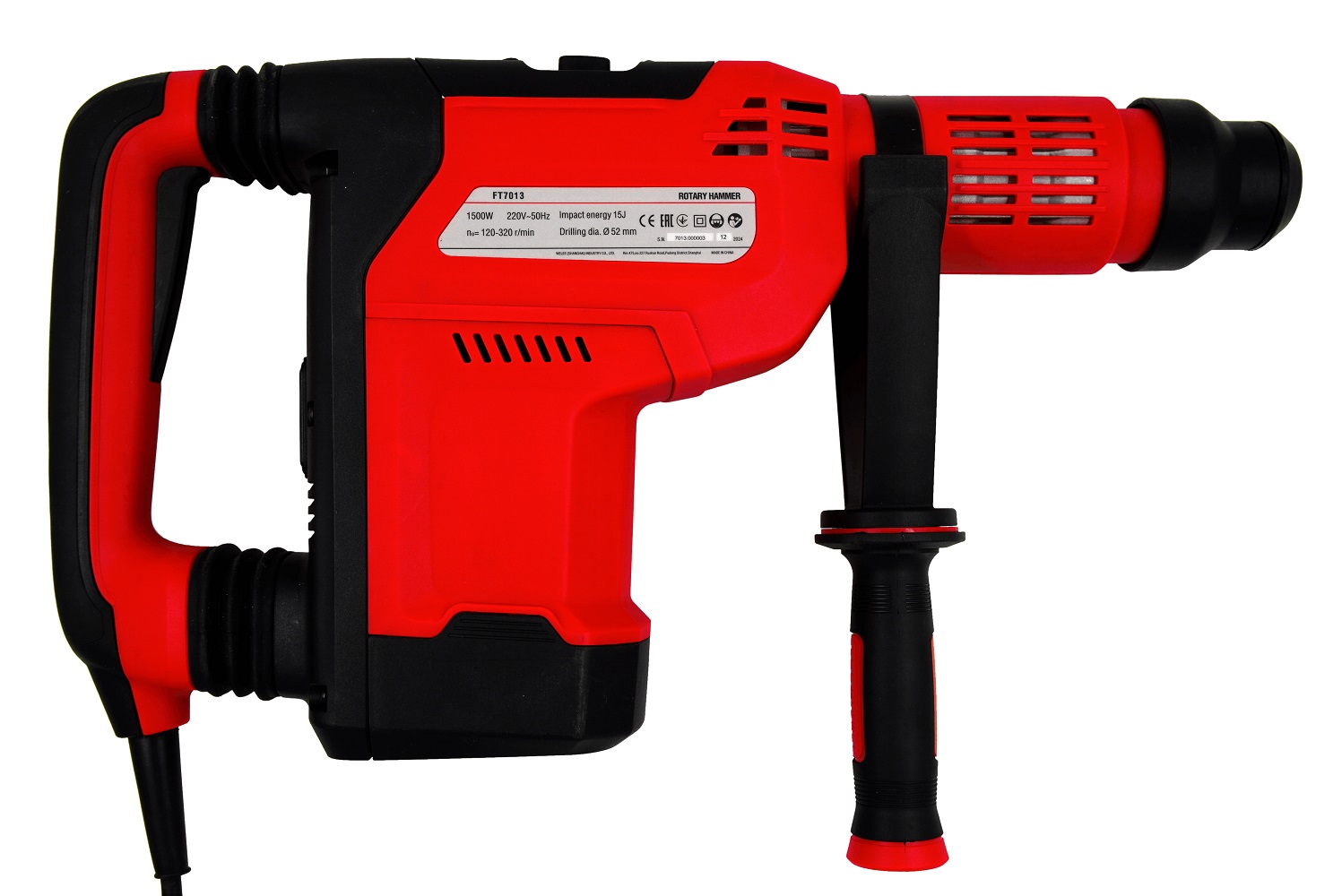 Перфоратор FELISATT FT7013 HD (1500ВТ,15 Дж, 2 режима, SDS-max)