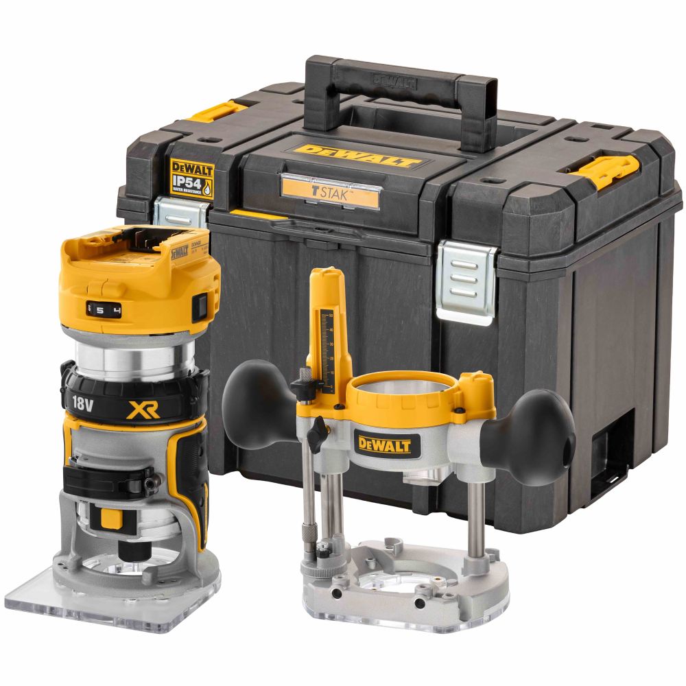 Фрезер аккумуляторный DEWALT DCW604NT
