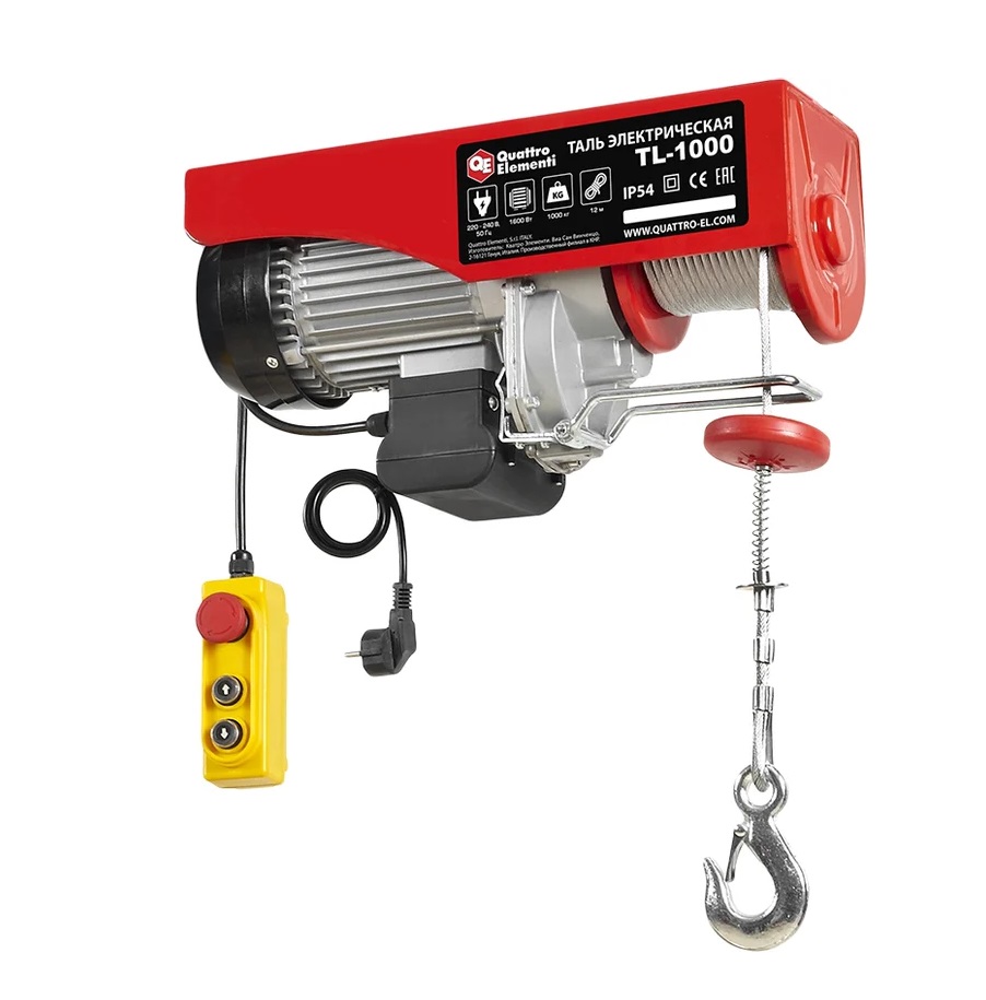Таль электрическая QUATTRO ELEMENTI TL-1000 793-701