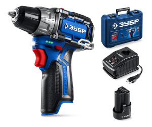 Дрель аккумуляторная ЗУБР КОМПАКТ №2 DB-121-21 Профессионал (кейс)