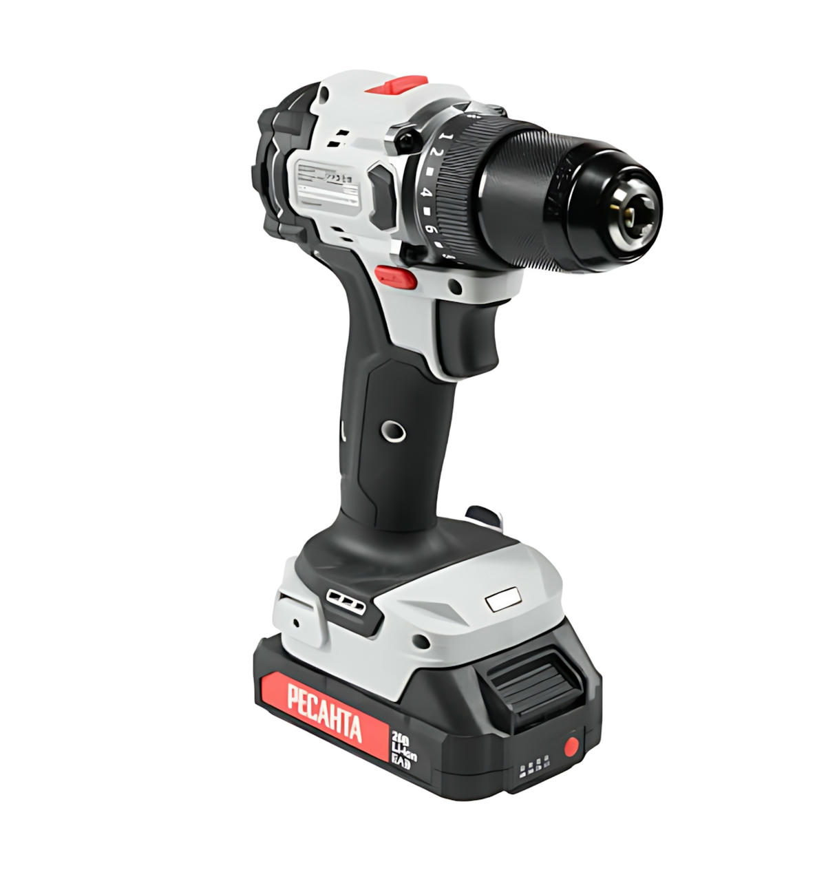 Дрель-шуруповерт аккумуляторная РЕСАНТА ДА-20-2ЛК-БП