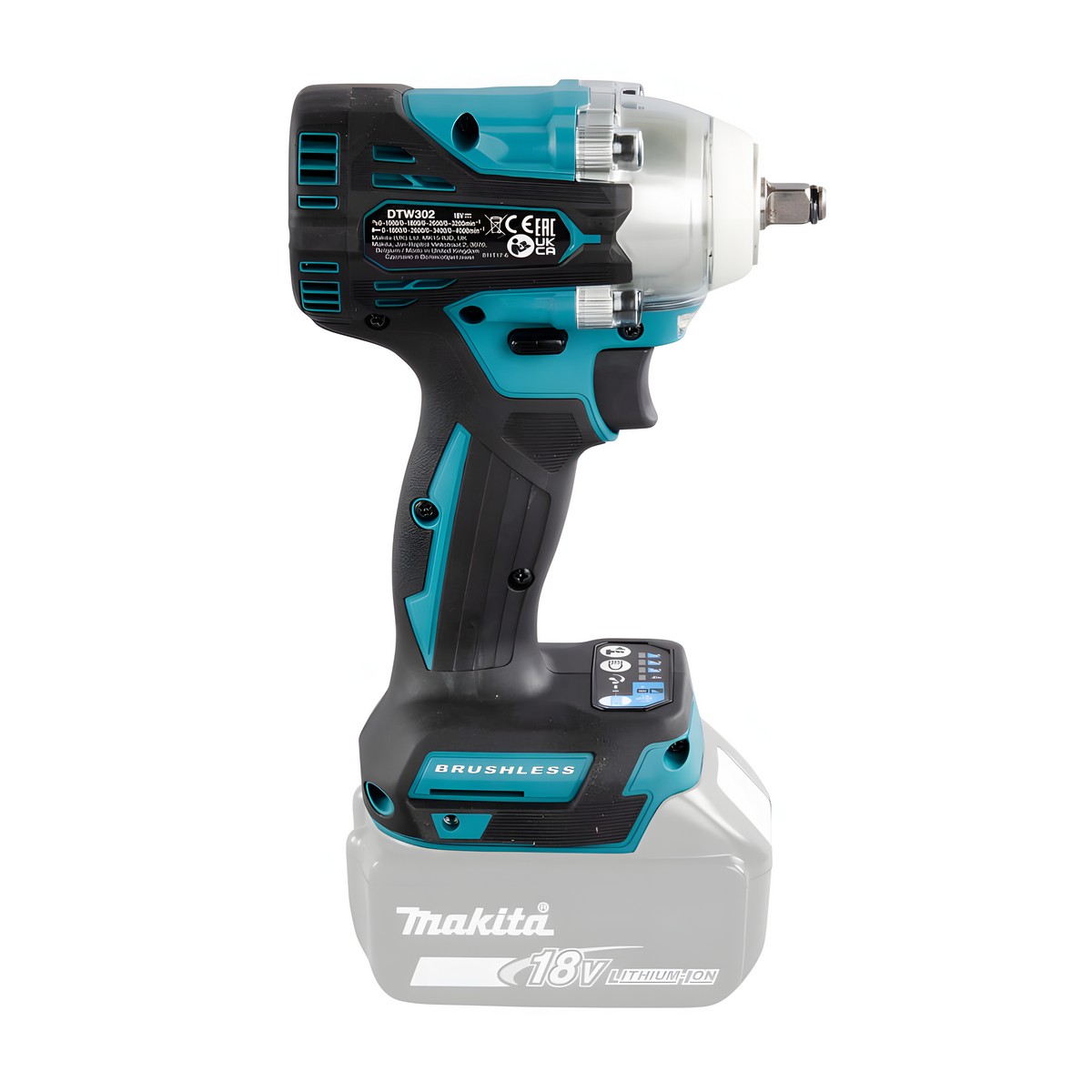 Гайковерт аккумуляторный ударный MAKITA DTW302Z (без АКБ и ЗУ)