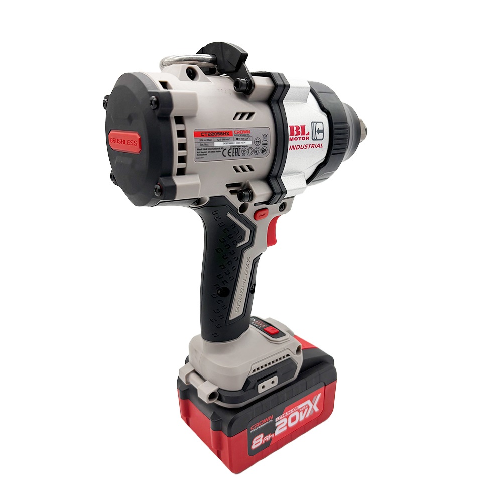 Гайковерт аккумуляторный ударный CROWN CT22056HX-8SC4 BMC