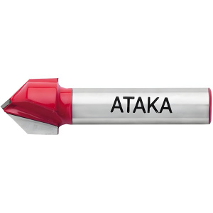 Фреза пазовая V-образная 111095 (d8/D9.5/H12.7/L48) АТАКА 2517010