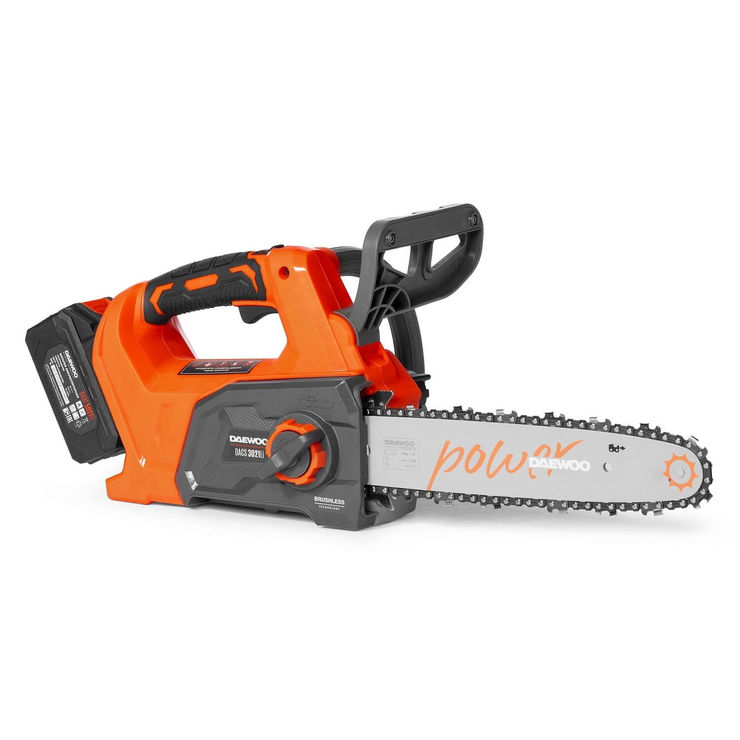 Пила цепная аккумуляторная DAEWOO DACS 3021Li SET
