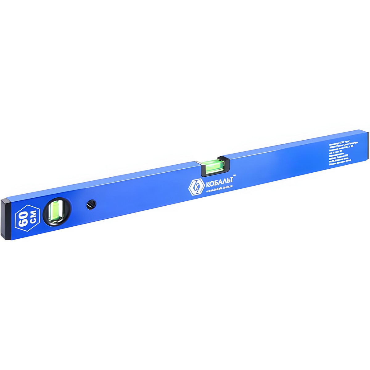 Уровень 600 мм (2 глазка) Оптима КОБАЛЬТ 242-939