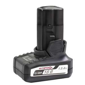 Аккумулятор ИНТЕРСКОЛ БА-1,5/18 (18V, 1.5 Ah, Li-Ion) 2400.016