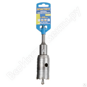 Коронка твердосплавная ударная 40 мм SDS-Plus ПРАКТИКА 917-927