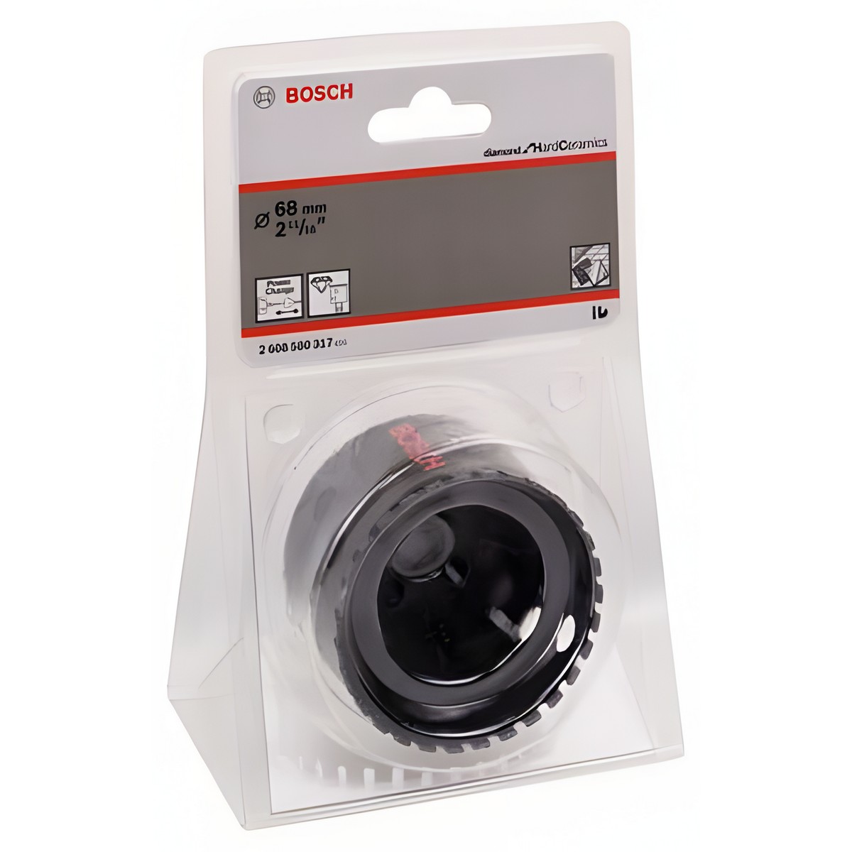 Коронка алмазная 68 мм Diamond for Hard Ceramics BOSCH 2608580317