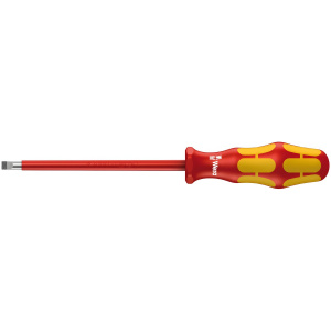 Отвертка диэлектрическая SL 3.5 х 0.6 х 100 мм VDE Plus Lasertip 160i WERA WE-006110