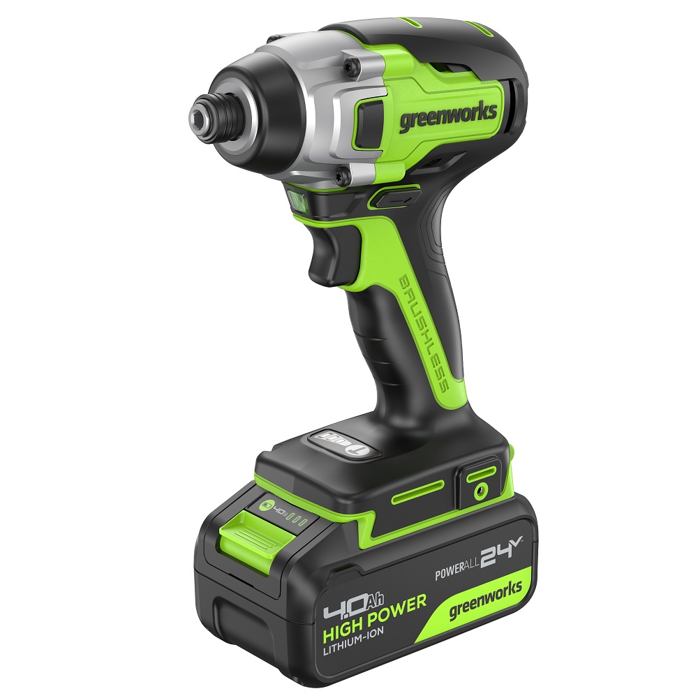 Винтоверт аккумуляторный ударный GREENWORKS GD24ID3K4 3802807CUB