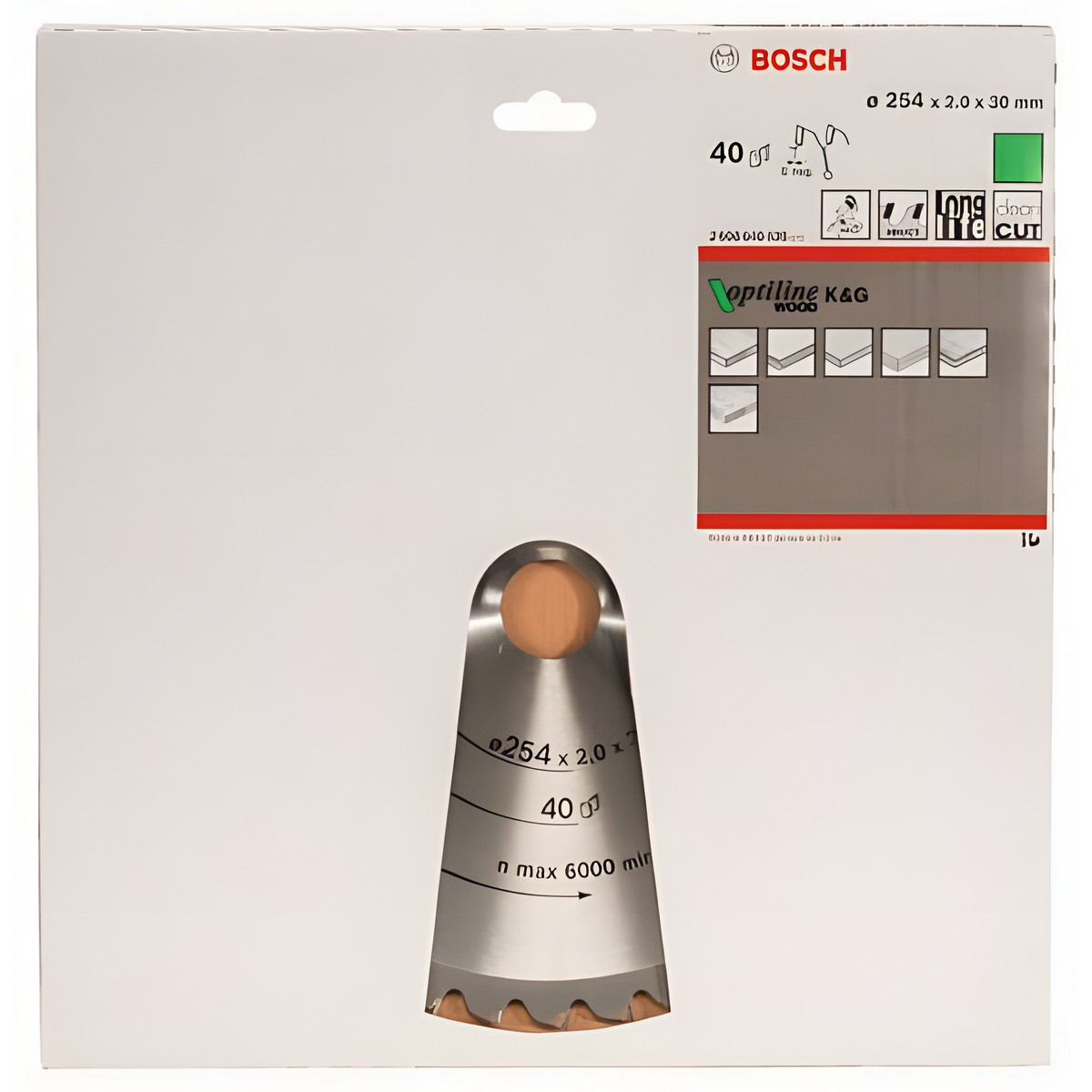Диск пильный 254 х 30 мм 40T Optiline BOSCH 2608640435