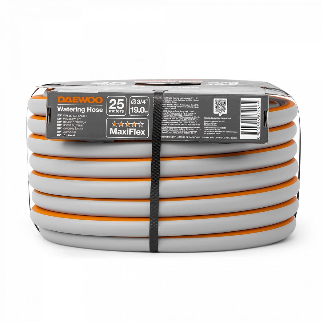 Шланг MaxiFlex 25 м, 3/4'' (19 мм) DWH 3134 DAEWOO