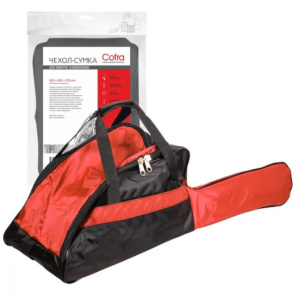 Чехол-сумка для бензопилы COFRA RC-8120 (410х265х250 мм + 510х130 мм для шины,черн/красн, синтетика)