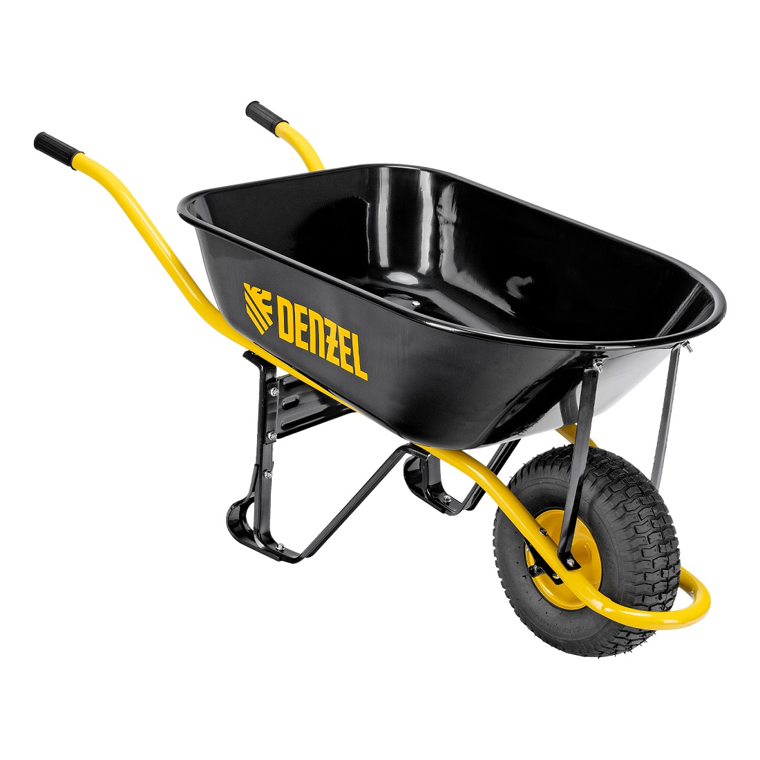 Тачка строительная Denzel 130 л, 230 кг (колесо 15х16.00-6) 689965