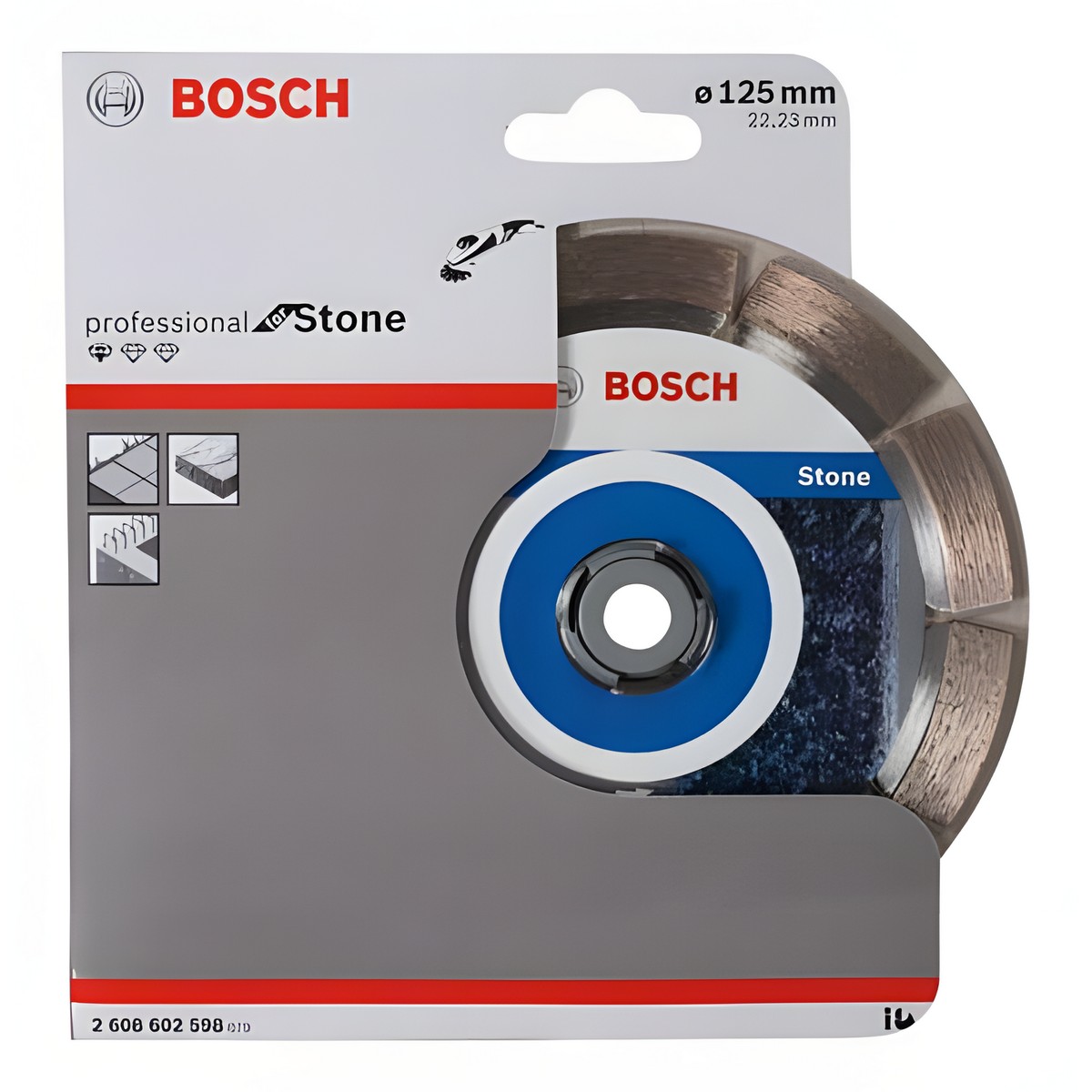 Диск алмазный 125 х 22.2 мм Standard for Stone BOSCH 2608602598