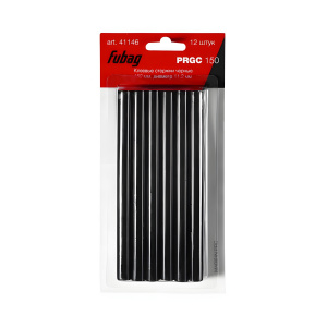 Стержни клеевые 11,2 х 150 мм (12 шт., черные) PRGC 150 FUBAG 41146