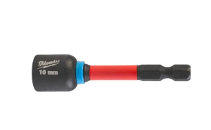 Насадка торцевая 10 х 65 мм 1/4'' HEX, магнитная GEN II Shockwave MILWAUKEE 4932492441