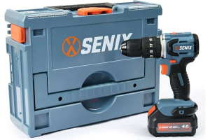 Дрель-шуруповерт ударный аккумуляторный SENIX PDHX2-M2-EU SET