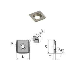 Нож поворотный 15,0x15,0x2.5 мм СТК SC R115 R05 KCR08 CMT 82019711