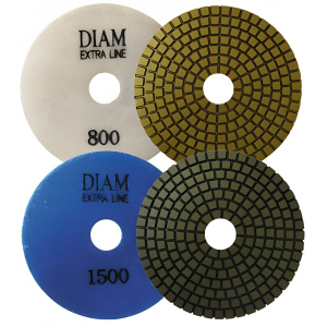 Круг алмазный шлифовальный гибкий 100 мм P3000 ExtraLine (мокрая) DIAM 000516