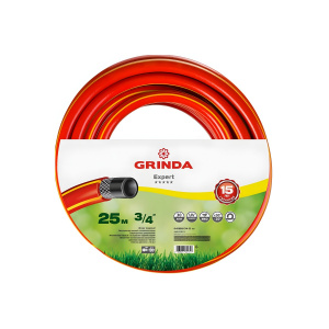 Шланг 3/4'' 25 м (30 атм., армированный, 3-х слойный) GRINDA PROLine Expert 3 8-429005-3/4-25_z02