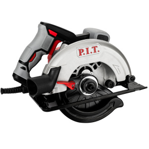 Пила циркулярная электрич. P.I.T. PKS165-C (1200Вт, 5500об/мин, 165х20 мм, пропил 35/53мм, 45*)
