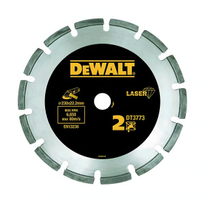 Диск алмазный 230 х 2.4 х 22.2 мм (абразивные материалы) DeWalt DT3773