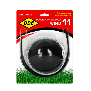 Головка триммерная DDE Wind11, 4-х прутк.(М10х1,0 лев.,М10х1,25лев.,М12х1,5лев.,М12х1,75лев.)240-737