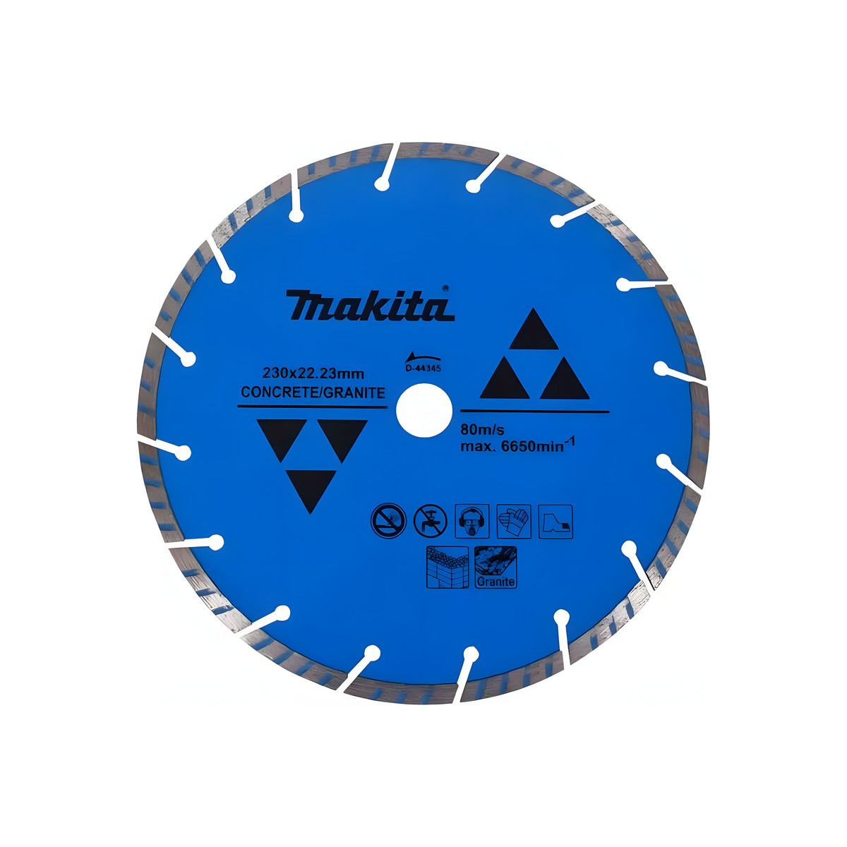Диск алмазный 230 х 22.2 мм Эконом (бетон, гранит) MAKITA D-44345