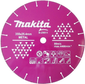 Диск алмазный 355 х 25.4 мм (металл) MAKITA B-29511