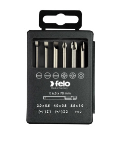 Набор бит 70 мм, серия Industrial (6 шт., в кейсе) FELO 03192716